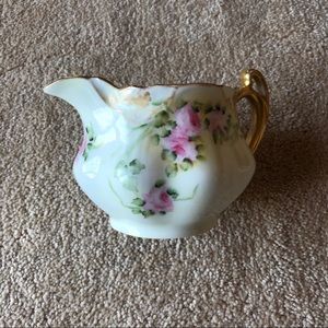 Vintage ZS & Co floral china creamer